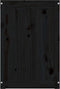 vidaXL - Wasmand - 88,5x44x66 - cm - massief - grenenhout - zwart