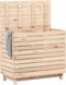 vidaXL - Wasmand - 88,5x44x76 - cm - massief - grenenhout
