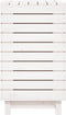 vidaXL - Wasmand - 88,5x44x76 - cm - massief - grenenhout - wit