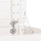 vidaXL - Wasmand - 88,5x44x76 - cm - massief - grenenhout - wit