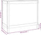 vidaXL - Wasmand - 88,5x44x76 - cm - massief - grenenhout - zwart