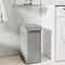 vidaXL - Wasmand - inklapbaar - 26x34,5x59,5 - cm - kunstlinnen - grijs