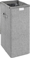 vidaXL - Wasmand - inklapbaar - 26x34,5x59,5 - cm - kunstlinnen - grijs