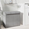 vidaXL - Wasmand - inklapbaar - 64,5x34,5x59 - cm - kunstlinnen - grijs