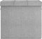 vidaXL - Wasmand - inklapbaar - 64,5x34,5x59 - cm - kunstlinnen - grijs
