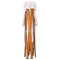 vidaXL - Wasmand - inklapbaar - hout - en - stof - crème