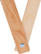 vidaXL - Wasmand - inklapbaar - hout - en - stof - grijs