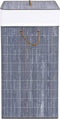 vidaXL - Wasmand - met - 1 - vak - 83 - L - bamboe - grijs