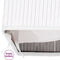 vidaXL - Wasmand - met - 1 - vak - 83 - L - bamboe - wit