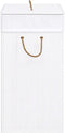 vidaXL - Wasmand - met - 1 - vak - 83 - L - bamboe - wit
