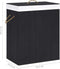 vidaXL - Wasmand - met - 1 - vak - 83 - L - bamboe - zwart