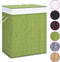 vidaXL - Wasmand - met - 1 - vak - 83 - L - bamboe - zwart