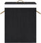 vidaXL - Wasmand - met - 1 - vak - 83 - L - bamboe - zwart