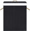 vidaXL - Wasmand - met - 1 - vak - 83 - L - bamboe - zwart