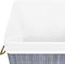 vidaXL - Wasmand - met - 1 - vak - bamboe - grijs