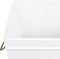 vidaXL - Wasmand - met - 1 - vak - bamboe - wit