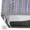 vidaXL - Wasmand - met - 1 - vak - bamboe - zwart