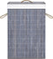 vidaXL - Wasmand - met - 1 - vak - bamboe - zwart