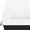 vidaXL - Wasmand - met - 1 - vak - bamboe - zwart