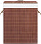 vidaXL - Wasmand - met - 2 - vakken - 100 - L - bamboe - bruin