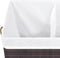 vidaXL - Wasmand - met - 2 - vakken - 100 - L - bamboe - bruin