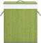 vidaXL - Wasmand - met - 2 - vakken - 100 - L - bamboe - groen