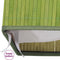 vidaXL - Wasmand - met - 2 - vakken - 100 - L - bamboe - groen