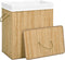 vidaXL - Wasmand - met - 2 - vakken - 100 - L - bamboe