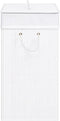 vidaXL - Wasmand - met - 2 - vakken - 100 - L - bamboe - wit