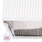vidaXL - Wasmand - met - 2 - vakken - 100 - L - bamboe - wit