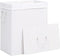 vidaXL - Wasmand - met - 2 - vakken - 100 - L - bamboe - wit