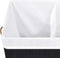 vidaXL - Wasmand - met - 2 - vakken - 100 - L - bamboe - zwart