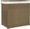 vidaXL - Wasmand - met - 2 - vakken - 53x35x57 - cm - poly - rattan