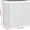 vidaXL - Wasmand - met - 2 - vakken - 53x35x57 - cm - poly - rattan - zwart
