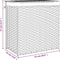 vidaXL - Wasmand - met - 2 - vakken - 53x35x57 - cm - poly - rattan