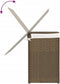 vidaXL - Wasmand - met - 2 - vakken - 53x35x57 - cm - poly - rattan