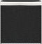 vidaXL - Wasmand - met - 2 - vakken - 53x35x57 - cm - poly - rattan - zwart