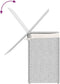 vidaXL - Wasmand - met - 2 - vakken - 53x35x57 - cm - poly - rattan - wit