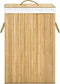 vidaXL - Wasmand - met - 2 - vakken - 72 - L - bamboe - bruin