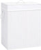 vidaXL - Wasmand - met - 2 - vakken - 72 - L - bamboe - grijs