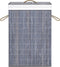 vidaXL - Wasmand - met - 2 - vakken - 72 - L - bamboe - grijs