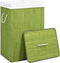 vidaXL - Wasmand - met - 2 - vakken - 72 - L - bamboe - groen