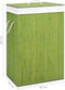 vidaXL - Wasmand - met - 2 - vakken - 72 - L - bamboe - groen