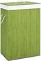 vidaXL - Wasmand - met - 2 - vakken - 72 - L - bamboe - groen