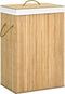 vidaXL - Wasmand - met - 2 - vakken - 72 - L - bamboe