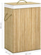 vidaXL - Wasmand - met - 2 - vakken - 72 - L - bamboe