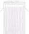 vidaXL - Wasmand - met - 2 - vakken - 72 - L - bamboe - wit