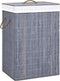 vidaXL - Wasmand - met - 2 - vakken - 72 - L - bamboe - wit