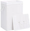 vidaXL - Wasmand - met - 2 - vakken - 72 - L - bamboe - wit