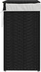 vidaXL - Wasmand - met - deksel - 46x33x60 - cm - poly - rattan - zwart